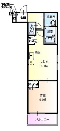 針中野駅 徒歩10分 1階の物件間取画像